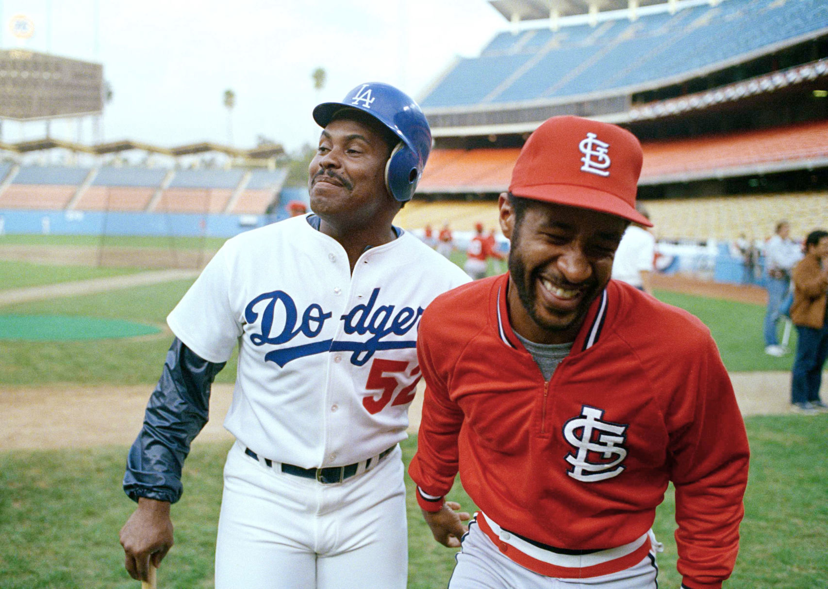NL Playoffs Cardinals Dodgers 1985